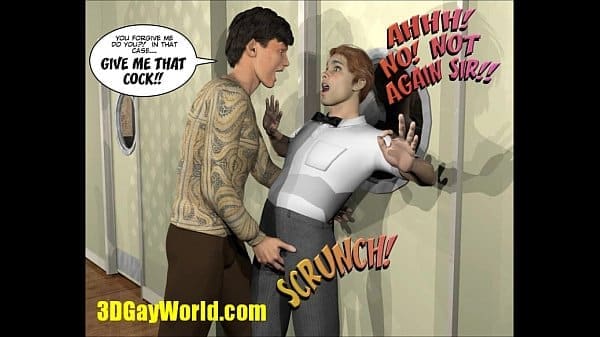 GAY CUSTOMER 3D Cartoon Comic Anime Hentai Story
