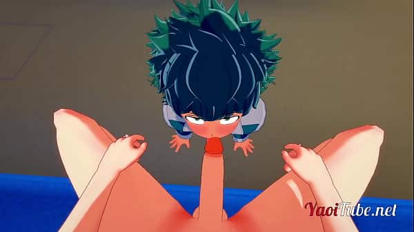 Boku no Hero Academia Yaoi – Midoriya Izuku (Deku) and Uzumaki Having Sex in the underground Blowjob, Bareback Creampie 1-2 .