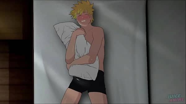 ( gay ) Naruto esfregando a piroca gostoso no travesseiro – Bara Yaoi