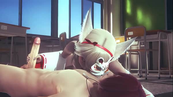 Yaoi Femboy – Fox Femboy having sex in class