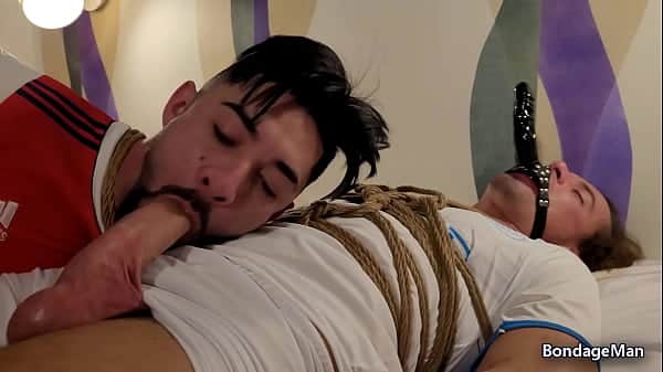 Mike Bebecito and Matheus Henk tied up and gagged together after football game | PREVIEW