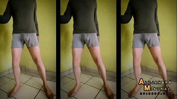 ALEJANDRO MISTRAL sexy erotico en boxer mojado