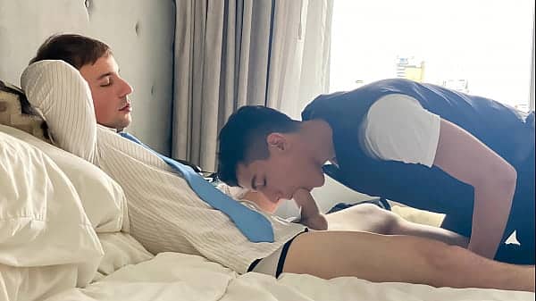 He Two Hunks Decide to Get out Of Their Suits and Blow Some Steam Off Together – Paidforfuck