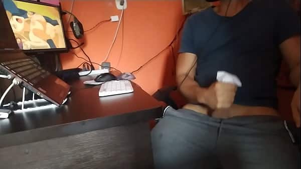 I almost got caught while masturbating watching hentai