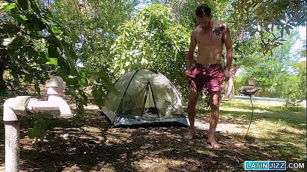 Latino Nico Ruiz grabs Felipe Kum strips naked and makes him swallow his boner and he fucks his ass