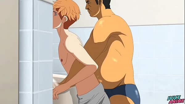The 19year old virgin twink is wanting the cock of a 55 year old straight mature bear – hentai yaoi