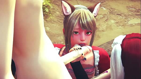 Yaoi Femboy – Threesome Femboys Hard Sex – Sissy crossdress Japanese Asian Manga Anime Game Porn Gay