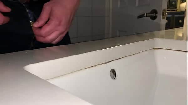Cute dick peeing fetish, come with me to the bathroom i will let you watch