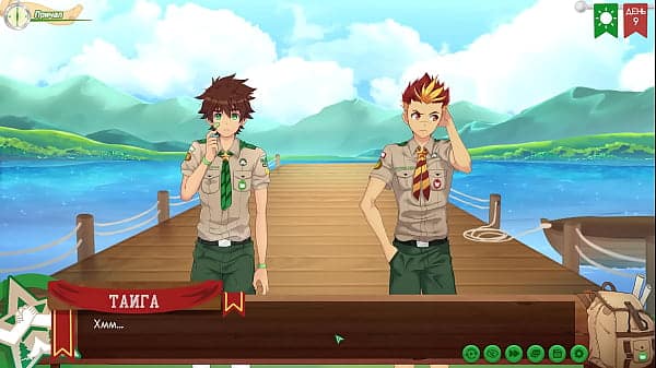 Game: Friends Camp path 2, part 4 – fishing with Taiga (russian voiceover)