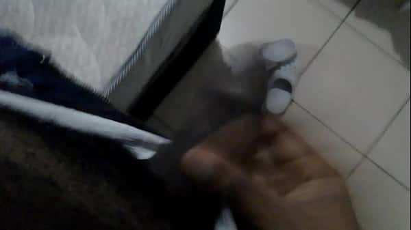 I am wanking alone