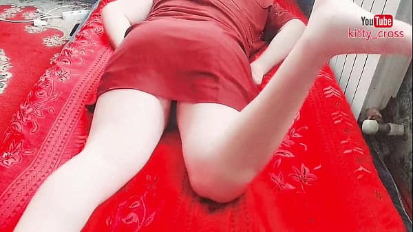 Ladyboy Pussy Self Spanking Hot Cute Shemale Crossdresser