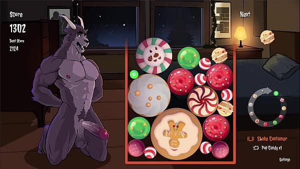 Cumdy – Krampus se fait baiser par un humain à Noël