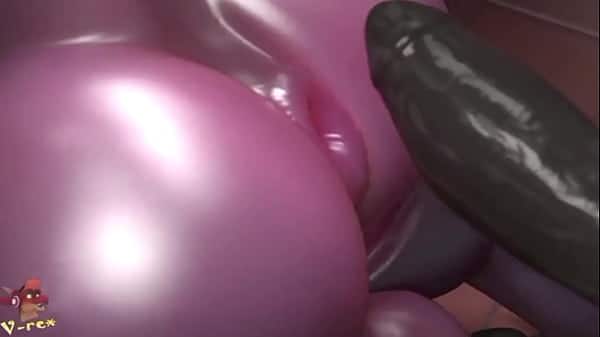Dino brincando com dildo
