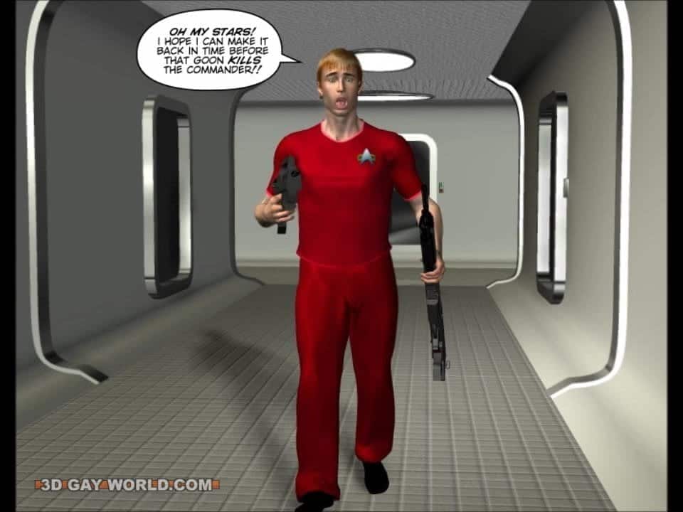 FIRST ANAL CONTACT 3D Gay Cartoon Comic Anime Story