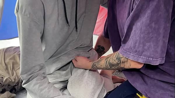 full video daddy and two stepsons in a tent in the forest fuck two cute twinks and bring them to orgasm