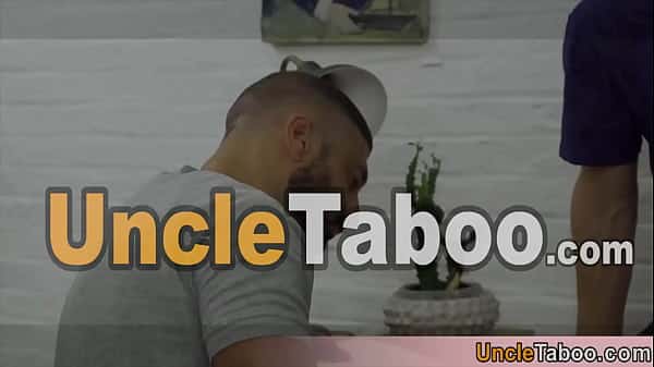 Bearded hot stud versus cute teen bareback style
