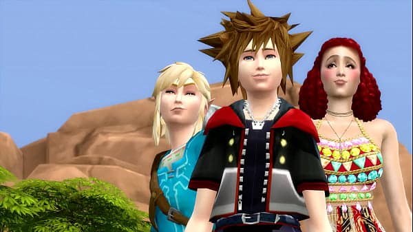 Zelda & Kingdom Hearts Crossover – Link Meets Sora