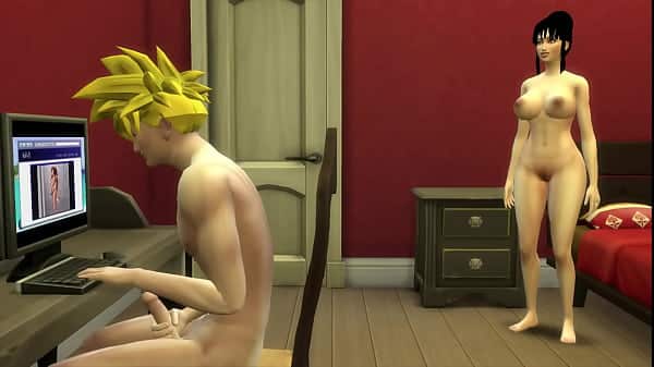 Dragon Ball Porn Epi 41 Milk Cacha a su Hijo Gohan Masturbándose Madre Follada Delante su Marido