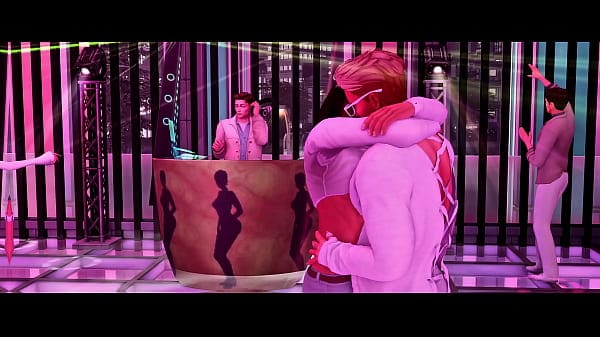 Horny Femboy Gets Juicy Cumshot In Club Bathroom (SIMS GAY PORN)