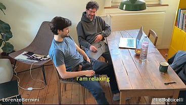 I show my gay friend straight porn, he was more interested in me!